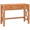 Desk with 2 Drawers 39.4"x15.7"x29.5" Recycled Teak Wood