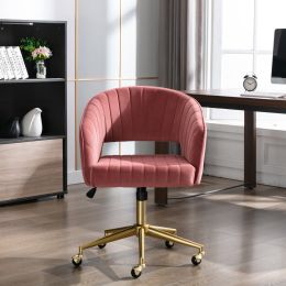Home Office Task chair wheels, Leisure Retro Home Office Modern Swivel Accent Chair