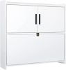 Wall Mounted Computer Desk Workstation(White)