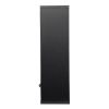 Wall Mounted Table Folding Laptop Desk Wall-Mount Writing Desk with Storage Shelves - black