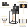Garden Outdoor Motion Porch Sensor Wall Lamp Detection Light 2 Pcs