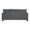 3-Seat Sofa Living Room Linen Fabric Sofa Couch