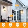 Garden Outdoor Motion Porch Sensor Wall Lamp Detection Light 2 Pcs