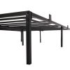 14 Inches Metal Platform Bed Frame, Heavy Duty Steel Slat Support, No Box Spring Needed, Quick Install, Full Size