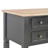 Writing Desk Black 43.1"x17.7"x30.5" Wood
