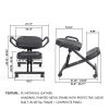 Givenusmyf corrective kneeling chair children's learning air column lift chair ergonomic anti-hunchback correction office computer chair