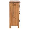 Bathroom Side Cabinet Solid Recycled Pinewood 23.2"x12.6"x31.5"