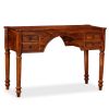 Writing Table Solid Sheesham Wood 45.3"x19.7"x30"