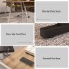 Mecor L-Shaped Desk Computer Desk Office Workstation Modern Home Study Writing Wooden Table,Laptop Study Corner Table(White/Yellow)--YS