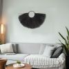 Rustic Wall Hanging Boho Woven Seagrass Home Decor Wall Pediment for Room Decoration