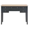 Writing Desk Black 43.1"x17.7"x30.5" Wood