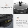 LIVEN Electric Gril with Hot Pot, No soot, Increase the baking tray, SK-J6860