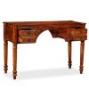 Writing Table Solid Sheesham Wood 45.3"x19.7"x30"