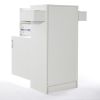 3-Layer Beauty Salon Storage Cabinet Hairdressing Tool Styling Station w/ 6 Hair Dryer Holders, 2 Drawers and 1 Cabinet