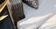 Direct Wicker 4-PC Outdoor Wicker Patio Furniture Sofa Luxury Comfort Wicker Sofa