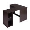 L-Shaped Computer Desk with Shelves