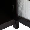 Bathroom Floor Storage Cabinet Free Standing Cupboard Organizer with 1 Drawer and Adjustable Shelf for Living Room XH