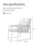Modern armchair ,accent chair with velvet cushion