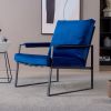 Modern armchair ,accent chair with velvet cushion