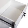 3-Layer Beauty Salon Storage Cabinet Hairdressing Tool Styling Station w/ 6 Hair Dryer Holders, 2 Drawers and 1 Cabinet