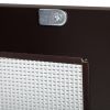 Bathroom Floor Storage Cabinet Free Standing Cupboard Organizer with 1 Drawer and Adjustable Shelf for Living Room XH