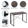 Computer Desk Home Office Desk, Portable Folding Table Writing Study Desk, Modern Simple PC Desk for small spaces