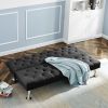 Futon Sofa Bed , Folding Sofa Couch Bed , Upholstered Convertible Sleeper for Living Room