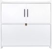 Wall Mounted Computer Desk Workstation(White)