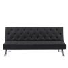 Futon Sofa Bed , Folding Sofa Couch Bed , Upholstered Convertible Sleeper for Living Room