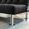 Futon Sofa Bed , Folding Sofa Couch Bed , Upholstered Convertible Sleeper for Living Room