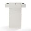 3-Layer Beauty Salon Storage Cabinet Hairdressing Tool Styling Station w/ 6 Hair Dryer Holders, 2 Drawers and 1 Cabinet