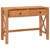 Desk with 2 Drawers 39.4"x15.7"x29.5" Recycled Teak Wood