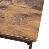 Living Room Bedroom & Small Spaces C Shaped Side Table End Table With Metal Frame