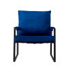 Modern armchair ,accent chair with velvet cushion