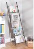 Metal Free Standing Bath Towel Blanket Ladder Storage Organization, Rack for Bathroom, Bedroom, Laundry Room - Matte Black RT