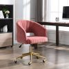 Home Office Task chair wheels, Leisure Retro Home Office Modern Swivel Accent Chair