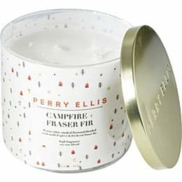 Perry Ellis Campfire & Frasier By Perry Ellis Candle 14.5 Oz For Anyone