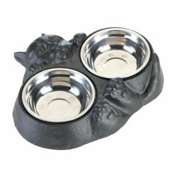 Accent Plus Kitty Cat Pet Bowl Set