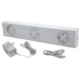 Rite Lite LPL700W-AC LED 3-Independent-Light-Head Wireless Under-Cabinet Light