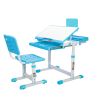 Kids Desks, Height Adjustable Children Desk and Chair Set,Childs School Student Sturdy Table,Bookstand Pink XH