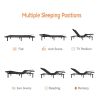 ESHINE Adjustable Bed Frame with Massage, Ergonomic Adjustable Bed Base, Dual USB Ports, Wireless Remote, Under-Bed Light, Head/Foot up Function