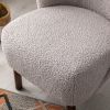 Tufted Side Chair with Solid Wood Legs for Living Room Bedroom