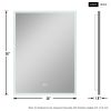 Fancy Frameless Bathroom Mirror