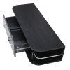 Wall Mounted Barber Station, Beauty Table with Locking Drawer, Beauty Spa Salon Styling Equipment, XH