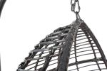{Only Pick Up} Outdoor Furniture, PE Rattan Hanging Swing Chair With Stand, Water-resistant Cushion